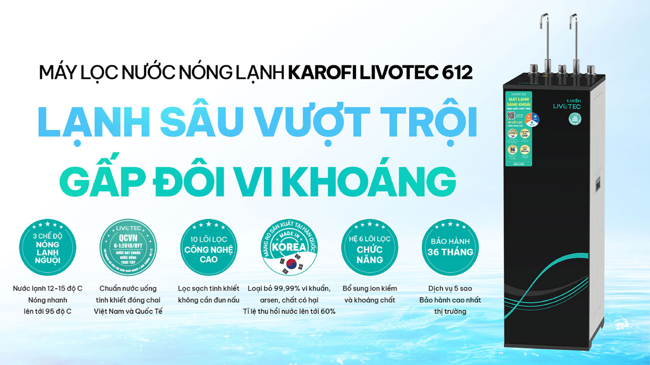 karofi-livotec-612 gấp đôi vi khoáng