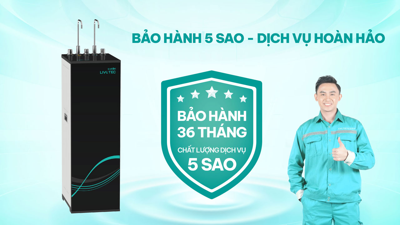 karofi-livotec-612 bảo hành 36 tháng