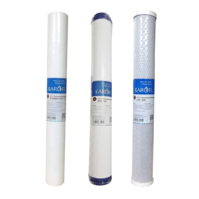 Combo 3 Lõi Lọc Nước 20 Inch Karofi 1,2,3